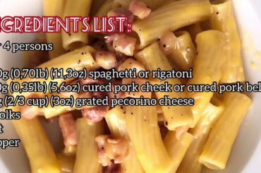 Pasta alla carbonara | Italian cooking mama