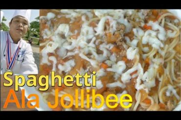 Spaghetti Jollibee/Italian Recipe/Cooking Recipe : Chef Sokphal