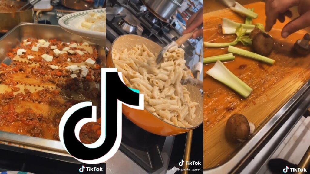 the_pastaqueen Tik Tok Cooking Italian Pasta Challenge 2020 (Part 2