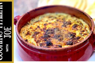 Hot Ricotta Cheese Dip with Garlic and Thyme Cooking Italian with Joe