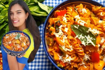 Chicken Arrabiata with Whole Wheat Fusilli Pasta  | Pasta in Red Sauce | Italian Recipes