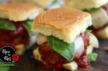 Meatball Sliders On Hawaiian Rolls  🍔   5 Ingredient Italian Sausage Recipe!