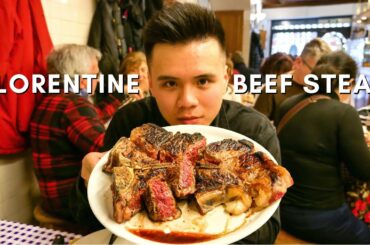 FLORENTINE STEAK in Florence, Italy! Legendary Tuscan Food at Trattoria Mario!