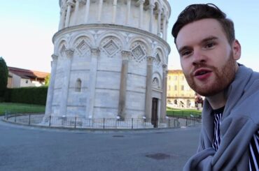Alone at the Leaning Tower of Pisa, Post Lockdown Italy 🇮🇹