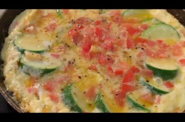 Italian Omelette|Courgette Frittata|Zucchini Frittata|Best Keto breakfast| ইটালিয়ান ওমলেট