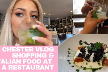 CHESTER VLOG! SHOPPING AND EATING AT A RESTAURANT FOR THE FIRST TIME SINCE LOCKDOWN? & MINI HAUL!