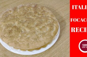 Italian  focaccia recipe | tasty focaccia recipe by yummy secret food