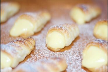 Custard Filled Sfoglia Finger Recipe - How to Cook Real Italian Food from my Italian Kitchen