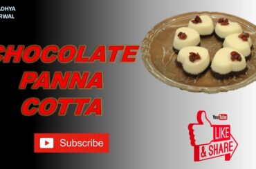 DOUBLE CHOCOLATE PANNA COTTA|ITALIAN DESSERT RECIPE|EASY TO MAKE|EGGLESS|COOK STORY|AARADHYA AGARWAL