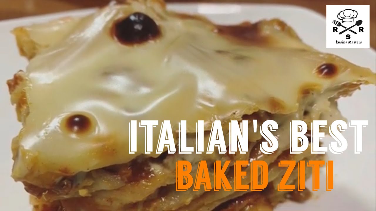 HOW TO COOK BAKED ZITI | Italian's Best Baked Ziti Recipe HOW TO COOK BAKED ZITI | Italian's Best Baked Ziti Recipe