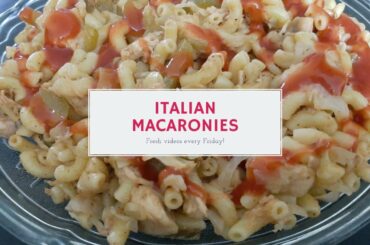 Italian Macronies | How to Make Chicken Macronies | Easy Snack | Easy Recipe