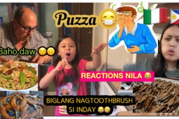 DRIED FISH 🐟 /PINOY FOOD CHALLENGE 😂/ANG BULAD BOW 😂/Filipina Italian family /LIFE IN ITALY