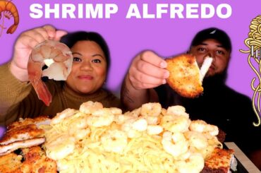 FETTUCCINI ALFREDO + CHICKEN SCHNITZEL- ITALIAN FOOD MUKBANG | WEIGHTLOSS UPDATE #polytube