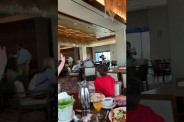 Newly Modified Topolino’s Terrace in Walt Disney World Character Breakfast - Distanced Dining