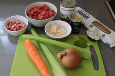 Italian Cuisine-  Beef Ragu with Spaghetti