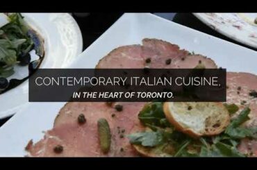 BLUE RISTORANTE. CONTEMPORARY ITALIAN CUISINE, IN THE HEART OF TORONTO.
