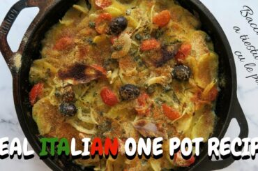 One Pot Traditional Italian Recipe: Cod Fish with Potatoes