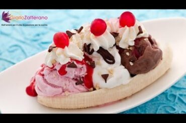 Banana split - quick recipe