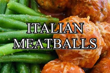 Italian Meatballs | In Tomato Pasta Sauce - Best Meatball Recipe Ever!