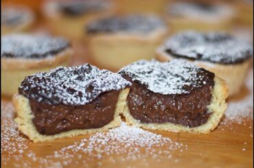 Chocolate Custard Tarts Recipe - How to Cook Real Italian Food from my Italian Kitchen