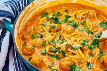 Spaghetti And Meatball Soup | One Pot Recipe | The Dickinson Homestead