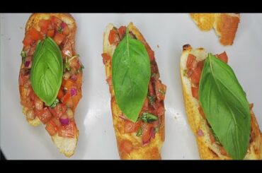 Bruschetta Italian food one of my favourite