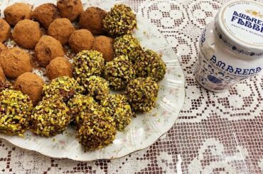 Amarena Cherry Filled Chocolate Truffles -  Rossella's Cooking with Nonna