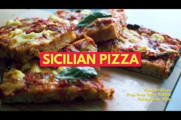 Sicilian Pizza from scratch