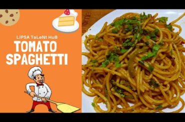 Tomato Spaghetti in Desi Indian Style || Tasty Italian Cuisine || How to Make Spaghetti at home