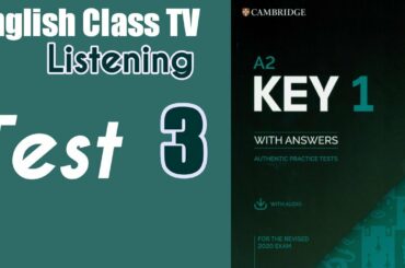 KET | Listening TEST 3 | A2 Key 1 Authentic Practice Tests 2020 | Cambridge