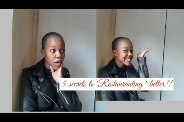 5  secrets to 'Restauranting' better!!🍽 || South African Youtuber 🇿🇦