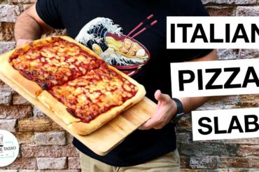How to make Italian PIZZA SLAB | EASY, FAST AND SUPER SOFT