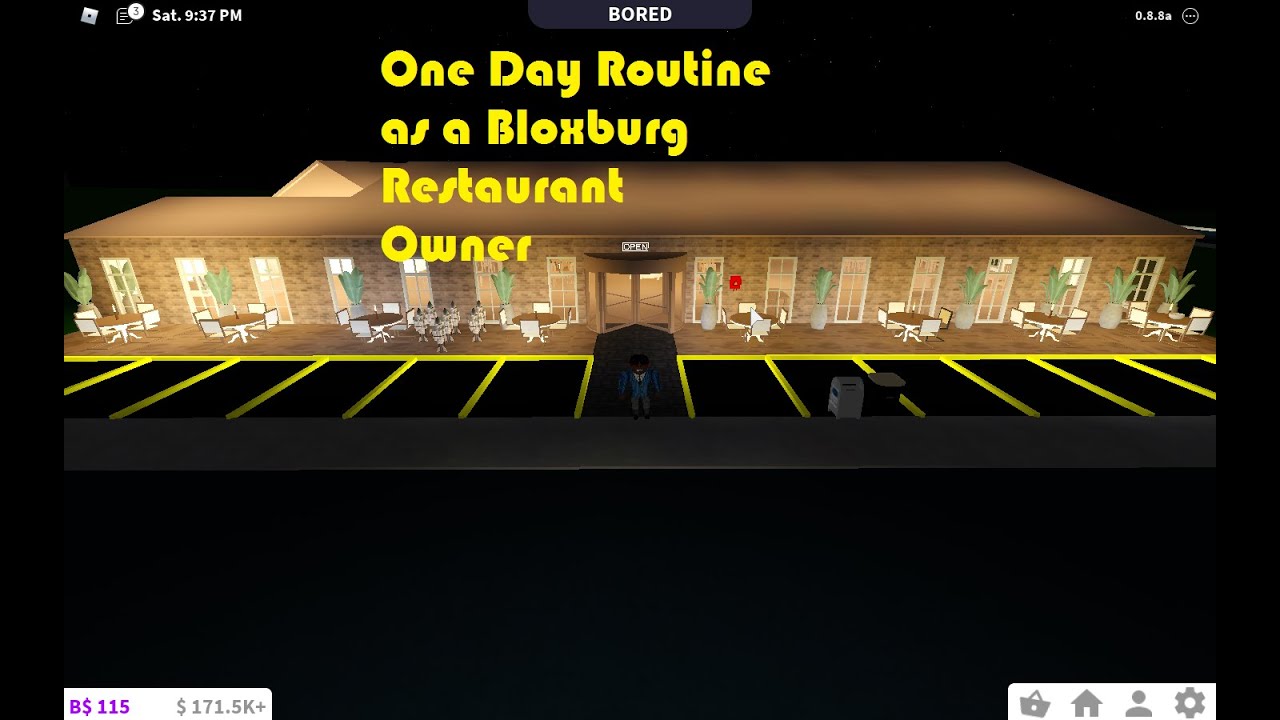 Routine As a Bloxburg Restaurant Owner Routine As a Bloxburg Restaurant Owner