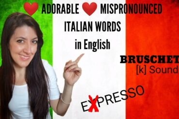 5 Adorable Mispronounced ITALIAN words about food in English | With my HILARIOUS EXPLANATION! 🇮🇹