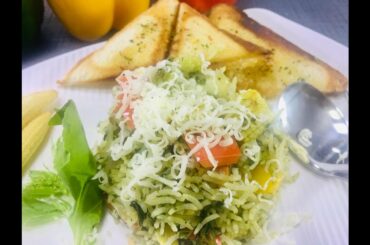 “Italian Pesto Rice“ – Indian Food Shack!!