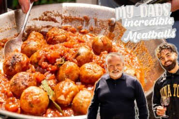 MY DADS INCREDIBLE VEGAN ITALIAN MEATBALLS, easy recipe.