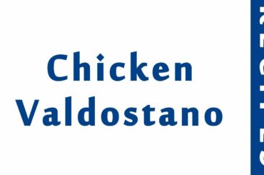 Chicken Valdostano ITALIAN FOOD RECIPES | EASY TO LEARN | RECIPES LIBRARY
