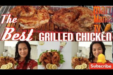 Italian Filipina wife.  Pag dating ng bhy cooking grilled chicken!