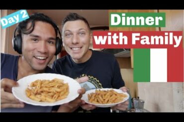 ACCEPTED BY HIS FAMILY 🏳️‍🌈| Living in Italy Day 2