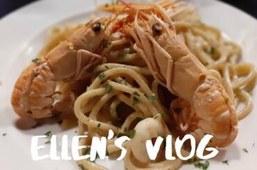 SPAGHETTONI CON SCAMPI E GAMBERI