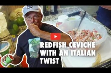 Redfish Ceviche with an Italian Twist