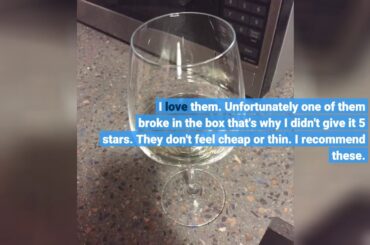 Paksh Novelty Italian Red Wine Glasses - 18 Ounce - Wine Glass Clear (Set of 4)