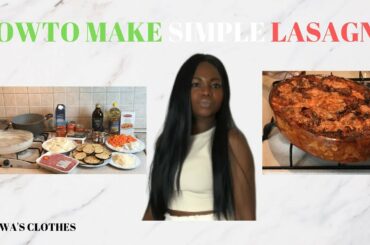 HOW TO MAKE LASAGNA | ITALIAN FOOD | DIY | EASY TUTORIAL