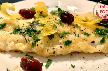 Italian style basa fillet with lemon and olives - SUPER QUICK!