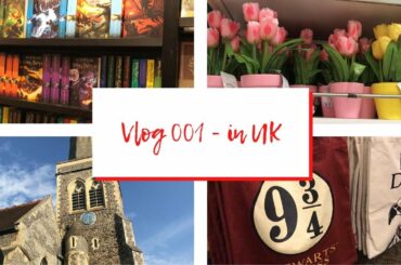 Vlog 001 - A day in my life - Shopping, Italian food, town centre ( Harry Potter everywhere )