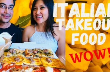 ITALIAN TAKEOUT FOOD|ROMAN-STYLE PIZZA+TAGLIATELLE AL RAGU+TORTELLONI+RICE CAKE|CHASING THE MOMENT