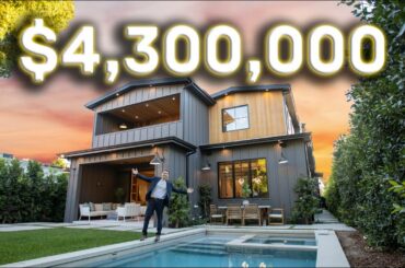 Touring a $4.3 Million Brand New Luxury Home in West Hollywood!