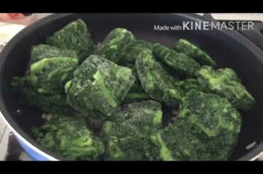 How to cook a Spinach in a pan (Italian recipe)
