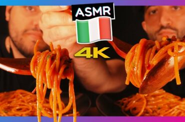 ASMR MUKBANG ITA AGLIO OLIO E PEPERONCINO ITALIAN FOOD ASMR | VIDEO ASMR CIBO | MUKBANG ASMR ITALIAN