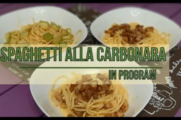 Real Italian spaghetti carbonara  Hастоящих итальянских спагетти kарбонара - Classic vs Vegetarian:)
